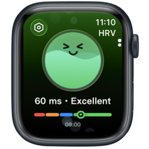 Watch showing Excellent recovery